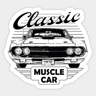 Torino Cobra Classic American Muscle Car 70s Sticker